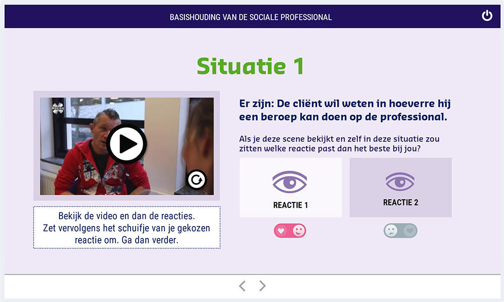 E-Learning Basishouding sociale professional – Movisie