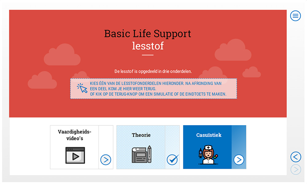 E-Learning template Skills Online BSL