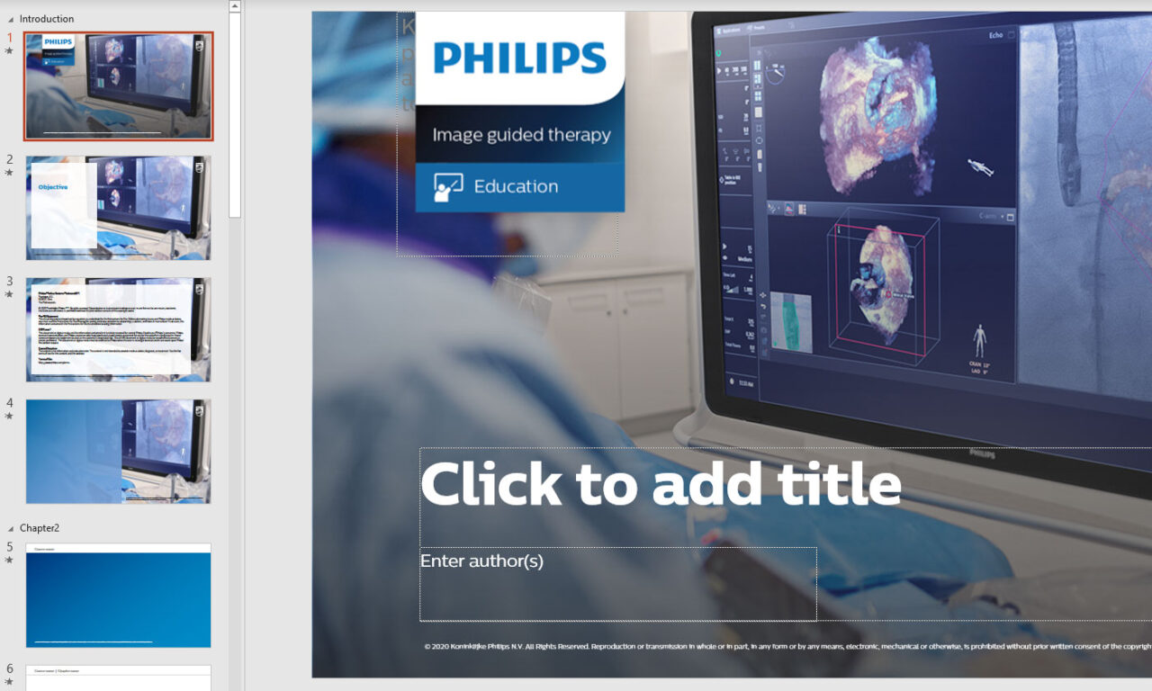 Learning Philips IGT – PowerPoint template